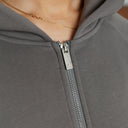 RADIANT ZIP HOODIE COOL GREY