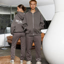 RADIANT ZIP HOODIE COOL GREY