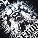 REALISM X DERRIMUT GYM MUSCLE BEACH TEE STONE WASHED BLACK