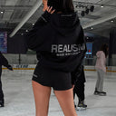 GLIMMER LOGO HOODIE BLACK