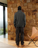 ELITE HALF ZIP SWEATER ASPHALT