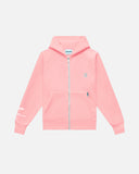 RADIANT ZIP HOODIE PINK DUST