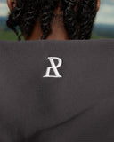 HEAVEN LOGO ZIP HOODIE ASPHALT