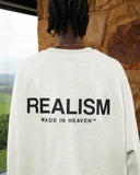 HEAVEN LOGO CREWNECK OATMEAL