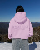 GLIMMER LOGO HOODIE POWDER LILAC