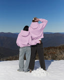 GLIMMER LOGO HOODIE POWDER LILAC