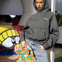 STUDIO HOODIE COOL GREY