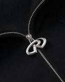 LEGACY ZIP HOODIE V2 BLACK - zip pull