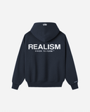 VISION LOGO HOODIE ROYAL NAVY - back