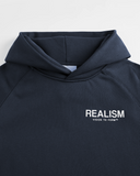 VISION LOGO HOODIE ROYAL NAVY - chest print