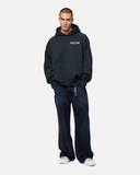 VISION LOGO HOODIE ROYAL NAVY - model front full