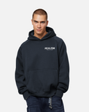 VISION LOGO HOODIE ROYAL NAVY - model front