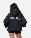 VISION LOGO HOODIE ROYAL NAVY - model back